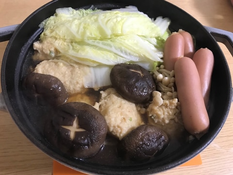 ちゃんこ鍋のスープ